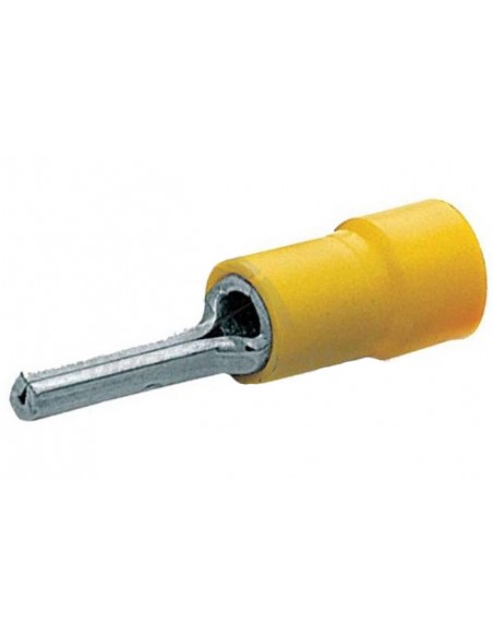 Puntale-capicorda-rotondo-preisolato-Giallo-sezione-2,5-6-mm²-1