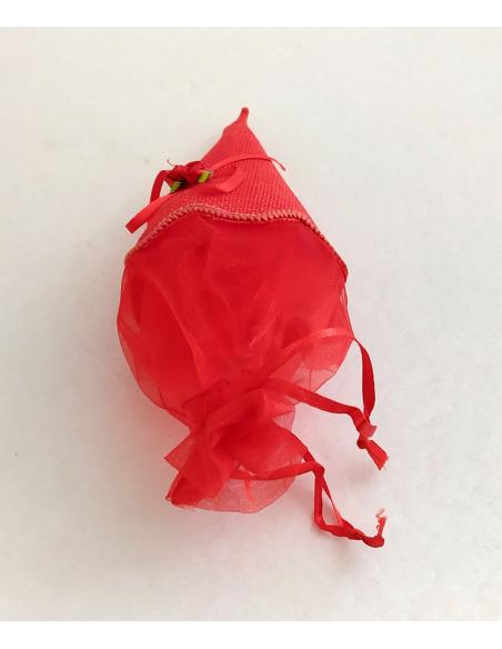 Cono-portaconfetti-laurea-in-tessuto-con-tulle-rosso-e-tirante-4
