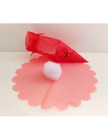 Cono portaconfetti Laurea in tessuto...