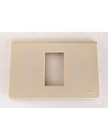 Placca-ave-1-posto-blanc-sistema-45-in-resina-bianco-panna