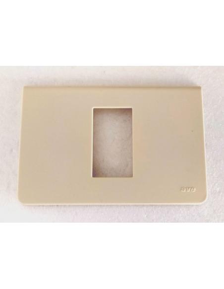 Placca-ave-1-posto-blanc-sistema-45-in-resina-bianco-panna