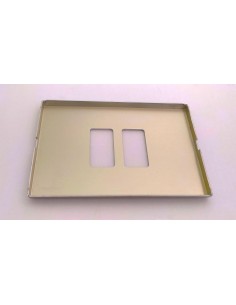 Placca-magic-bticino-2-posti-per-scatola-tonda-in-alluminio-Art.503/220x 2