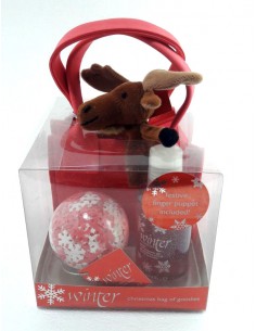 Bagno-Winter-Christmas-con-borsetta-e-pelusce-renna 2