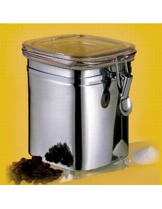 Barattolo Quadro inox Brandani