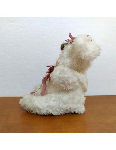 Bimbo-Pelusch-bianco-con-raso-e-viso-in-ceramica-3