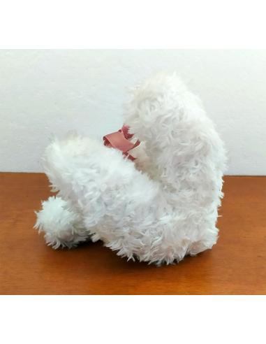 Bimbo-Pelusch-bianco-con-raso-e-viso-in-ceramica-5