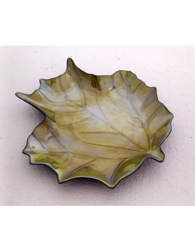Piatto-Vassoio-foglia-verde-in-vetro-25x25-cm-4