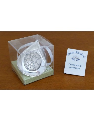 Goccia-con-placca-argento-Bimbo-con-calice-Doca-Preziosi