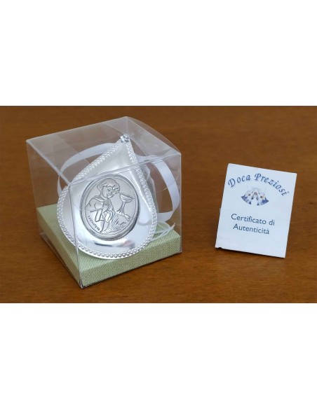 Goccia-con-placca-argento-Bimbo-con-calice-Doca-Preziosi