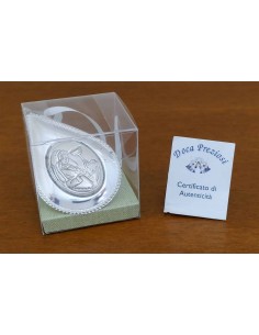 Goccia-con-Placca-Argento-bimba-con-calice-Doca-Preziosi