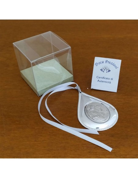 Goccia-con-Placca-Argento-bimba-con-calice-Doca-Preziosi-1