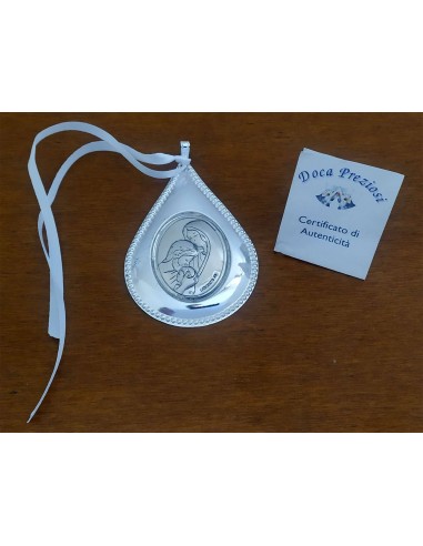 Goccia-con-placca-argento-sacra-famiglia-Doca-Preziosi-1