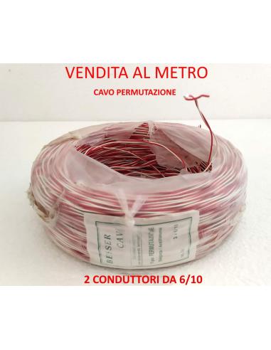 Treccia-telefonica-di-permutazione-2-conduttori-biancorosso