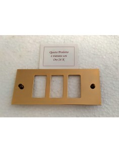 Placca Inserto Oro 3 posti...