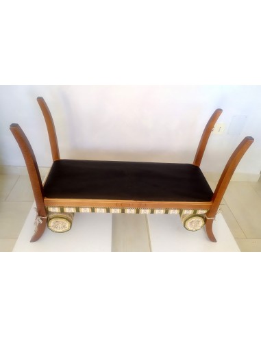 Panchetta-Arte-Povera-in-legno-imbottita-con-braccioli-4