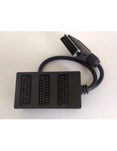Scart-adattatore-presa-multipla-da-1-spina-maschio-a-ciabatta-3-prese-femmina