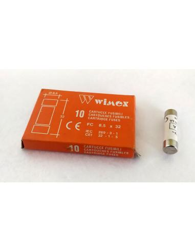 Fusibili-cilindrici-in-steatite-wimex-85x32mm-10A-400V