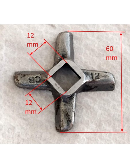 Coltello-in-acciaio-per-tritacarne-elettrico-n°12-Dimensioni