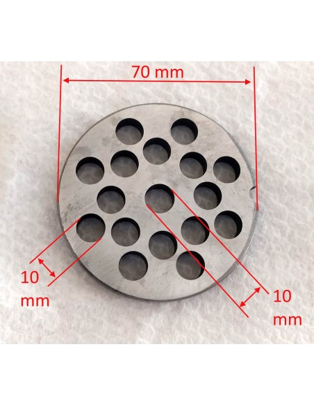 Piastra-trafila-per-tritacarne-elettrico-n°12-foro-da-10-mm-Dimensioni