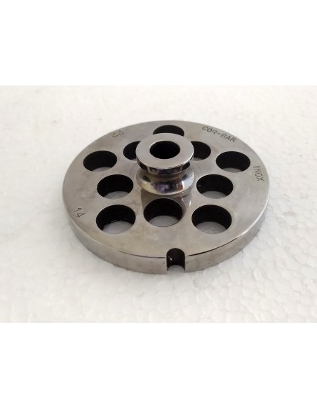 Piastra-trafila-inox-per-tritacarne-elettrico-n°22-foro-da-14-mm-1