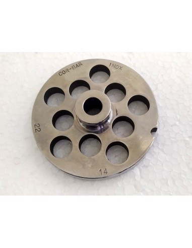 Piastra-trafila-inox-per-tritacarne-elettrico-n°22-foro-da-14-mm-4