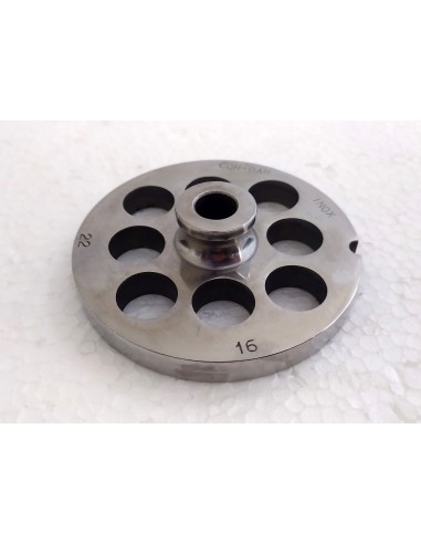 Piastra-trafila-inox-per-tritacarne-elettrico-n°22-foro-da-16-mm-2
