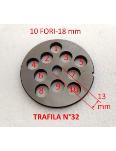Piastra-trafila-per-tritacarne-elettrico-n°32-foro-da-18-mm