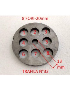 Piastra-trafila-per-tritacarne-elettrico-n°32-foro-da-20-mm