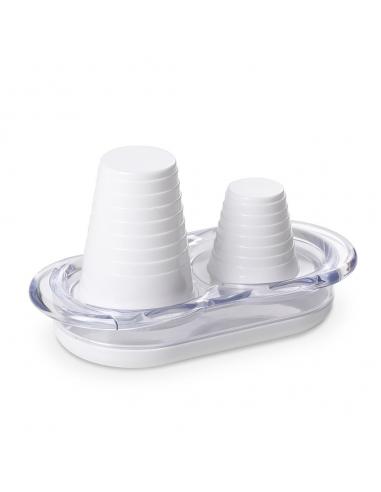 Porta-bicchieri-colorato-acqua-e-caffe-happy-drink-20-cl-e-9-cl-Bianco