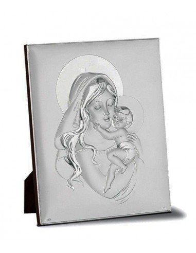 Quadro-madonna-con-bambino-in-argento-PD201