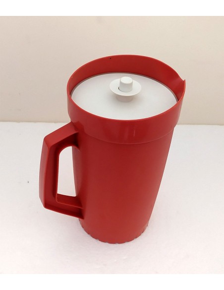 Caraffa-brocca-Tupperware-in-plastica-con-coperchio-ermetico-da-2-litri