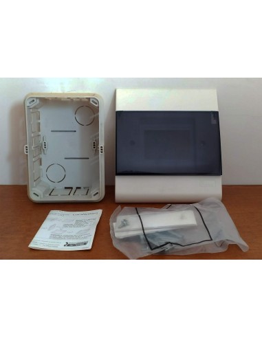 Centralino-da-incasso-Lucasystem-4-moduli-con-portello-fumè-IP40