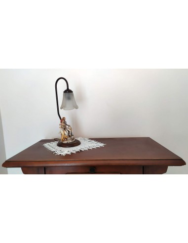 Lampada-arte-povera-con-base-legno-e-coppia-di-sposi-6