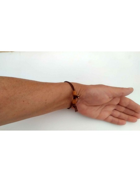 Bracciale-in-cauciu-e-acciaio-colore-marrone-8