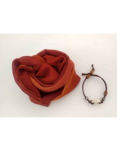 Bracciale-in-cauciu-e-acciaio-colore-marrone