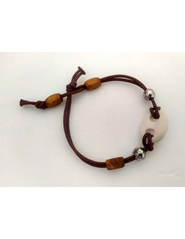 Bracciale-in-cauciu-e-acciaio-colore-marrone-3