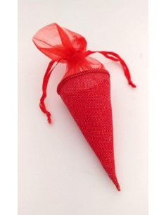 Cono-portaconfetti-rosso-yuta-con-tirante-set-da-6-pz