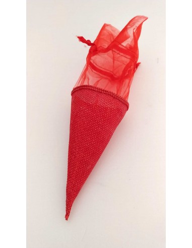 Cono-portaconfetti-rosso-yuta-con-tirante-set-da-6-pz-1