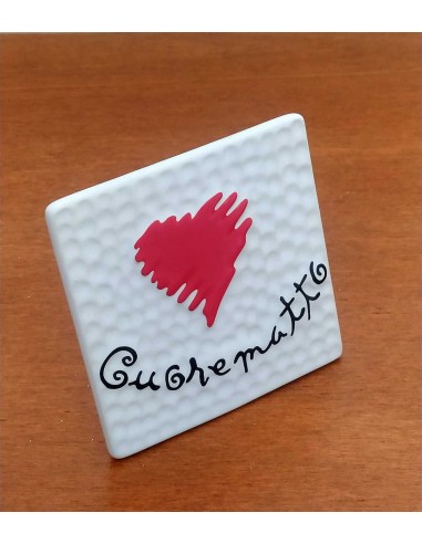 Cuore-Matto-mattonella-in-ceramica-bianca-da-esposizione-2