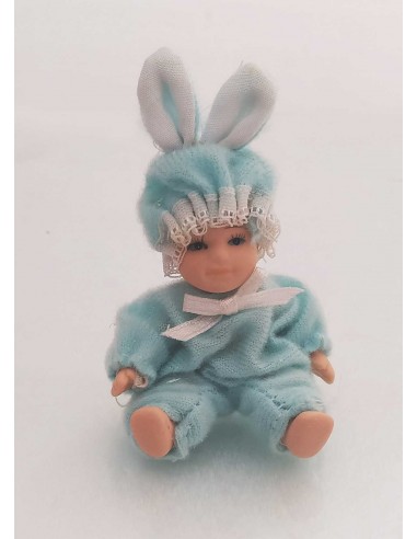 Coniglietto-in-ceramica-con-vestito-e-cappello-celeste-5x8-cm
