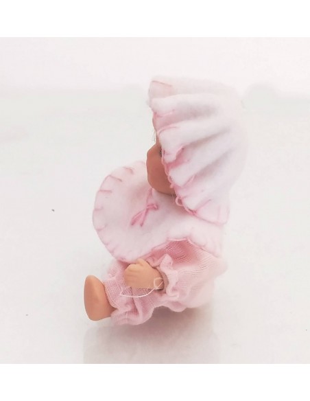 Bambolina-in-ceramica-con-vestito-e-cappello-rosa-5x7-cm-3