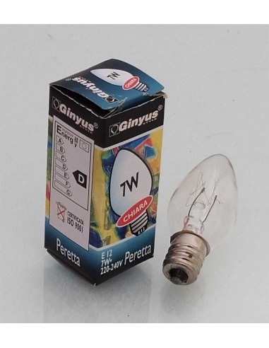 Lampada-peretta-chiara-220V-7W-attacco-E12