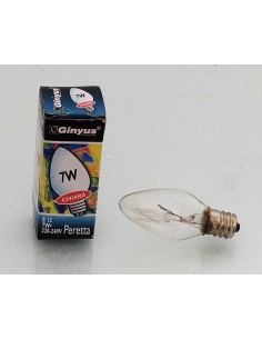 Lampada-peretta-chiara-220V-7W-attacco-E12 2