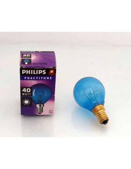 Lampada-solare-ad-incandescenza-Blu-Philips-220V-40W-E14