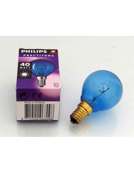 Lampada-solare-ad-incandescenza-Blu-Philips-220V-40W-E14-Codice prodotto