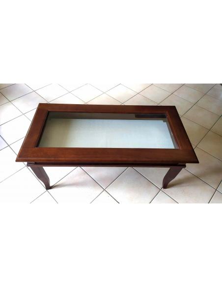Tavolinetto-in-legno-noce-con-vetrina-vintage-100x505x46cm-1