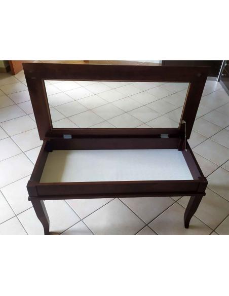 Tavolinetto-in-legno-noce-con-vetrina-vintage-100x505x46cm-4