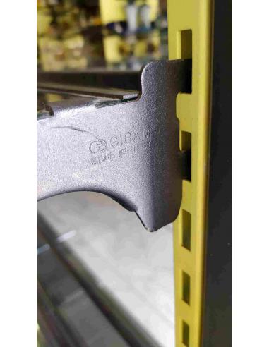 Scaffale-gondola-bifacciale-per-esposizione-con-base-in-legno-e-ripiani-in-vetro-15