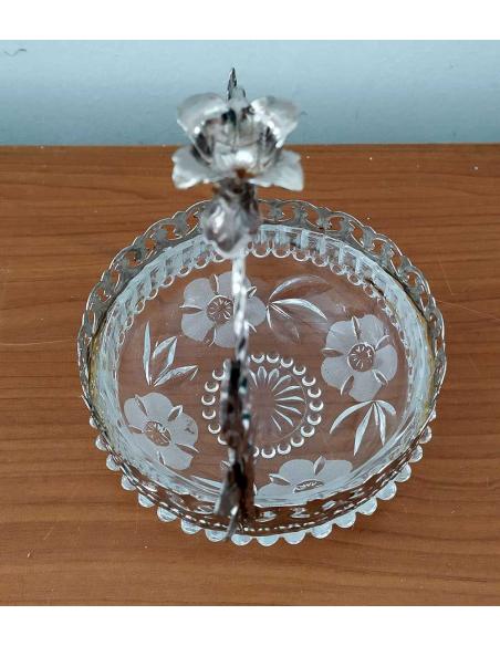 Secchiello-portaghiaccio-con-pinze-in-acciaio-inox-vintage-1