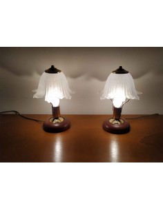 Lumetti-abajur-con-base-in-legno-e-parti-metalliche-color-oro 2